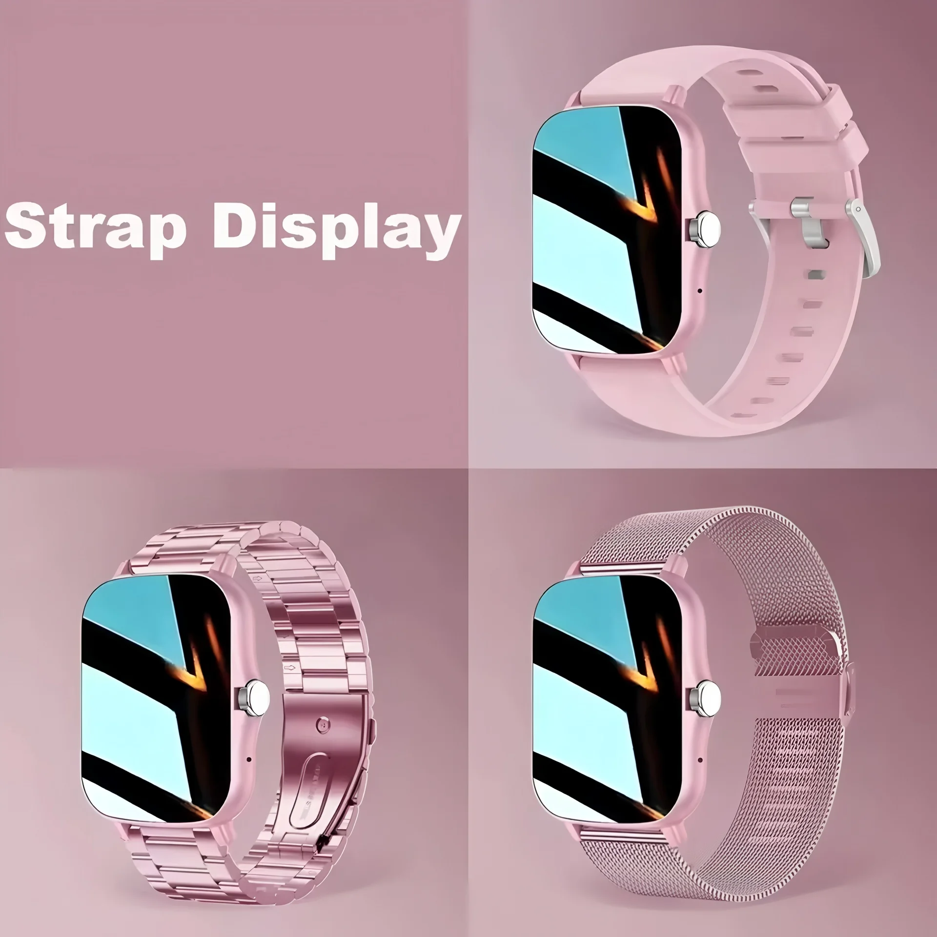 10050091741 Men Women SmartWatch 2.02 Amoled Call Heart Rate Blood Pressure Sport Fitness Waterproof Smart Watch for IOS Android 6