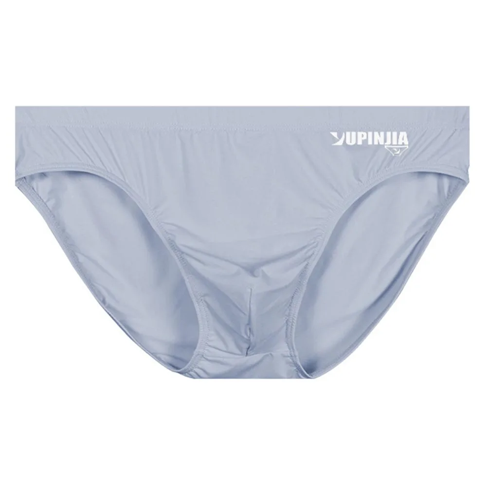 

Men Sexy Briefs Low Rise Ice Silk Underwear Bikini Soft Pouch Underpants Thin Breathable Panties Mens Seamless Slip Hombre