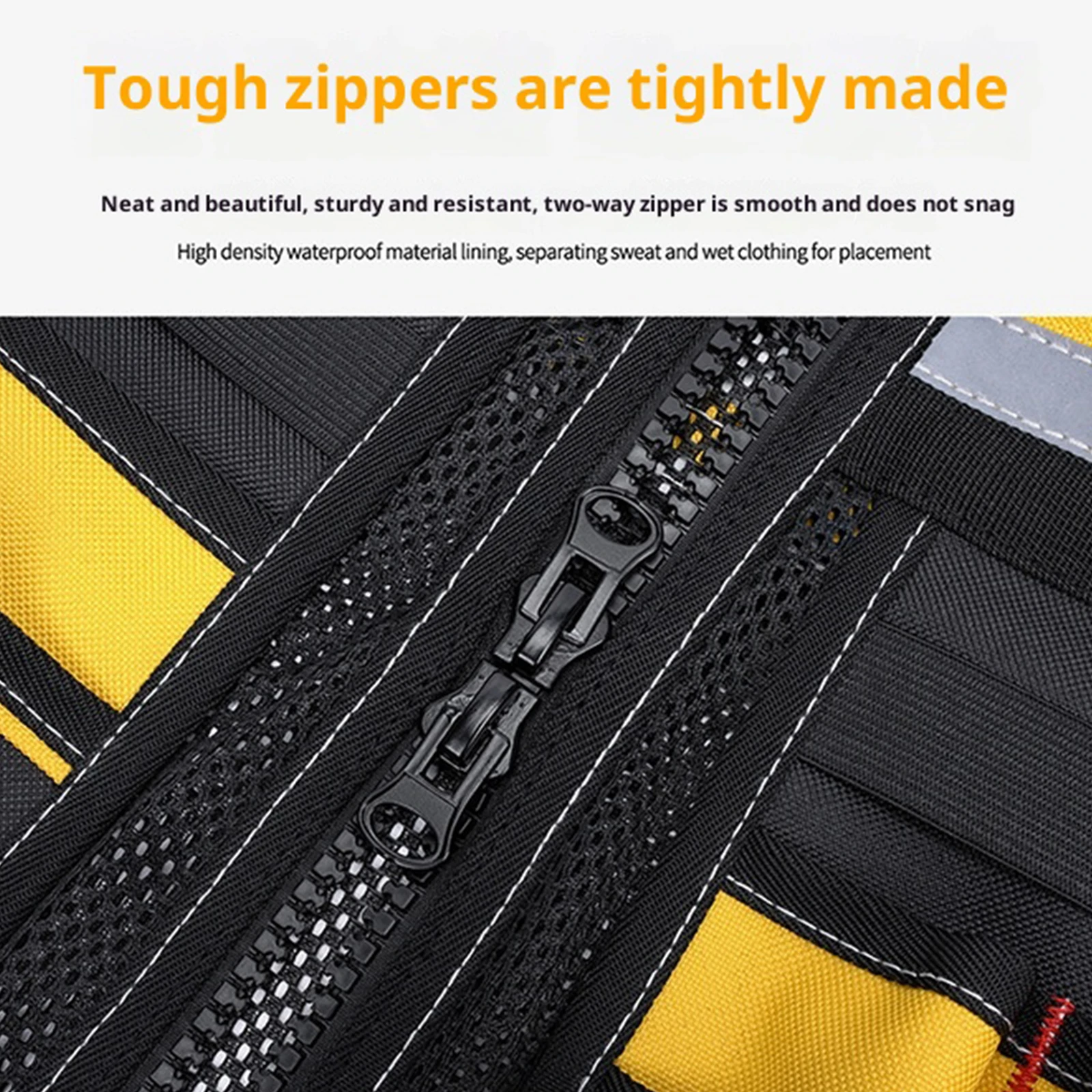 전기 기술자 도구 조끼 다중 포켓 반사 작업복 전기 목수 건설용 반사 안전 작업 조끼