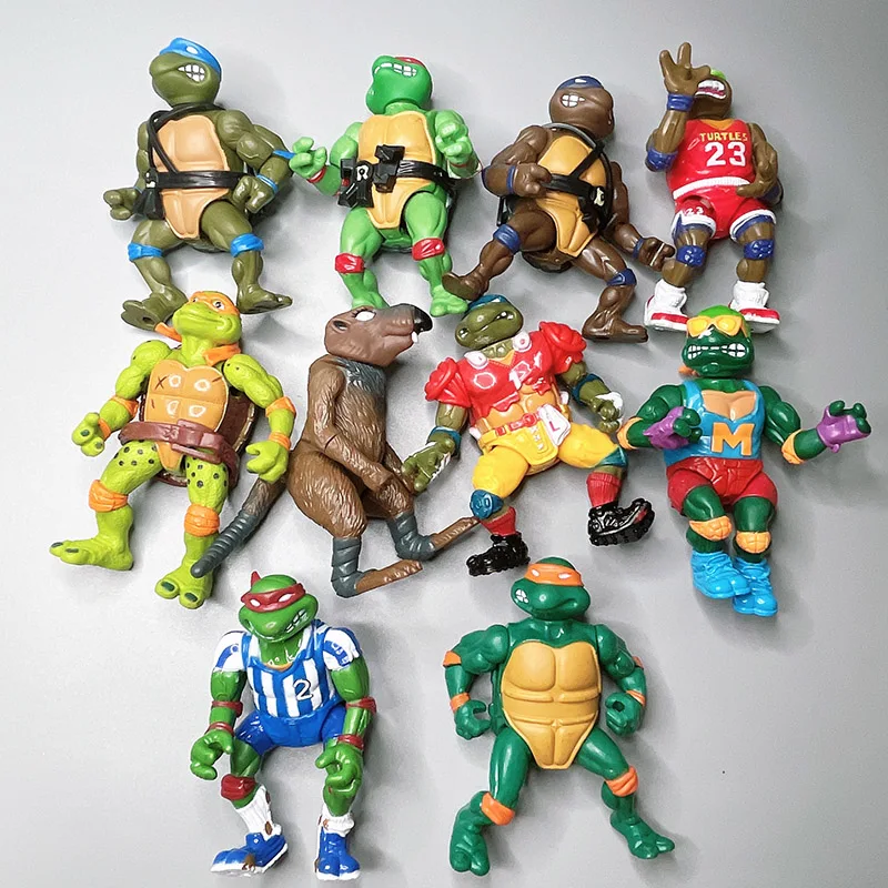 Slepen pil Factuur Echt Teenages Mutant Ninja Turtles Action Figure Joint Beweegbare Anime  Jongen Bull Hoofd Raphael Donatello Model Ornamenten - AliExpress