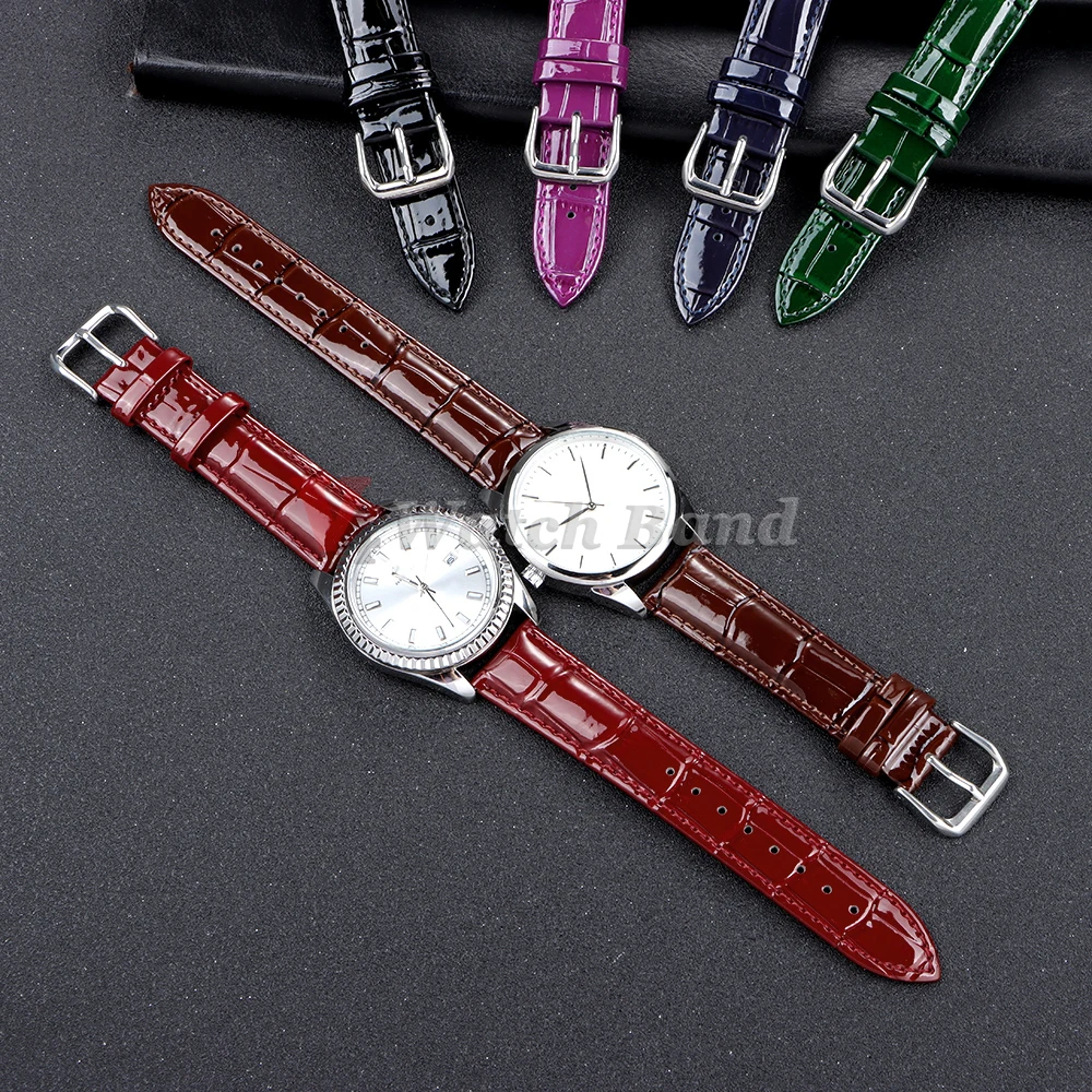 Premium Universal PU Leather Watchband - Soft Replacement Strap