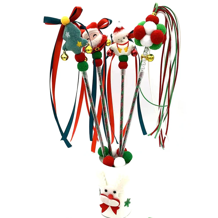 Amaz High Christmas Cat Bite Stick with Bell