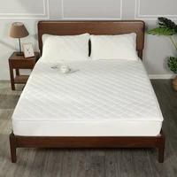 Plush Thicken Quilted Mattress Cover Warm Soft Crystal Velvet King Queen Quilted Bed Fitted Sheet Not Including Pillowcase 6