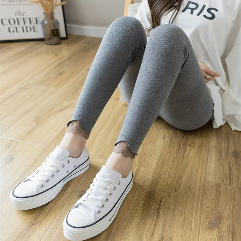 

LPOWSS Korean Fashion Soft Women Pants Stretch High Waist Pants Slim Sexy Leggings Small-Leg Trousers Skinny Pencil Pants XS-2XL
