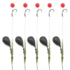 10 Set Carp Fishing Accessories Helicopter Hair Rig Tackle Kit Anti-tangle Sleeve QC Fishing Swivel Lead Clip For Fishing Tool 5