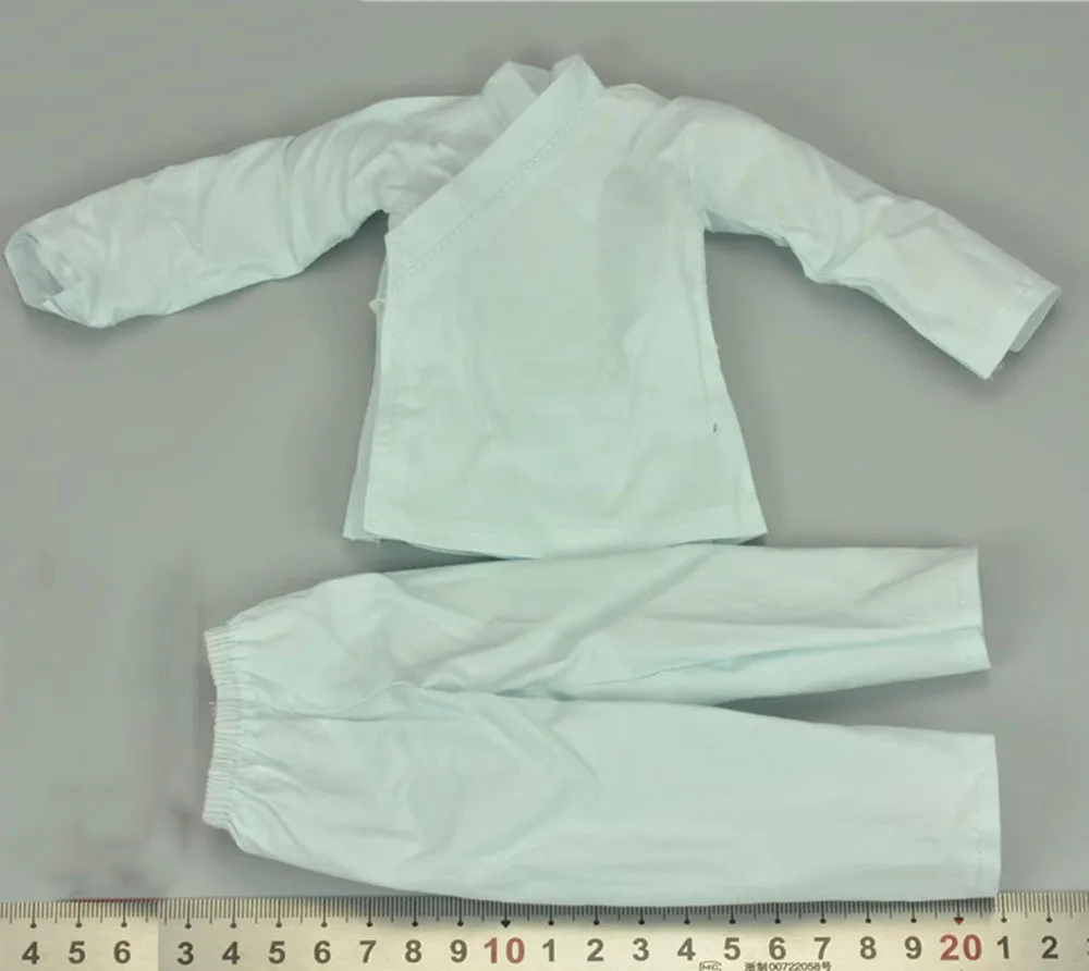 

1/6 IN FLAMES Vintage Romance of the Three Kingdoms Zhuge Liang Military Counsellor White Underwear Top Pant Waist Belt Pendant