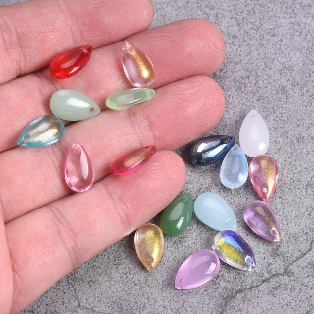 Teardrop Pear Shape Faceted Crystal Glass 5x3mm 7x5mm 12x8mm 15x10mm  18x12mm Loose Crafts Beads For Jewelry Making Diy - Beads - AliExpress