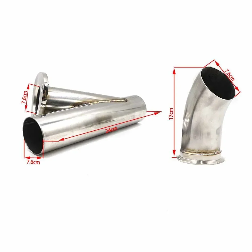 2" 2.25'' 2.5'' 3" Double Exhaust Control Valve With Remote Control Car Electric Exhaust Valve Cut outs Cutout kit Y Pipe