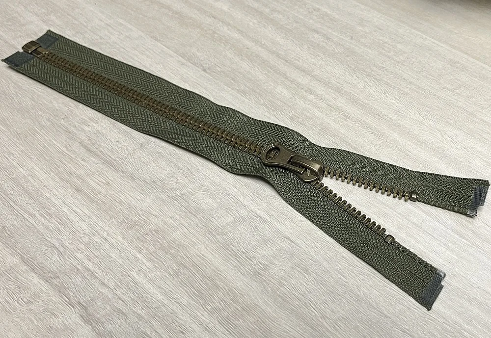 20cm bis 25cm #8 großer Metall reiß verschluss mit offenem Ende, trennbarer Reiß verschluss für Jacken, die Mäntel nähen – Detail 1