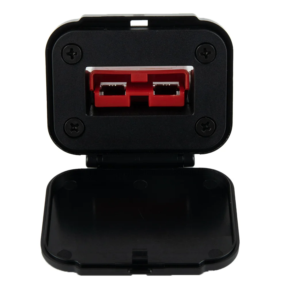 Twin Dual Flush Mount 50 Amp For Anderson Plug Mounting Bracket Caravan Trailer Truck For Anderson Connection Plug Connector 1pc