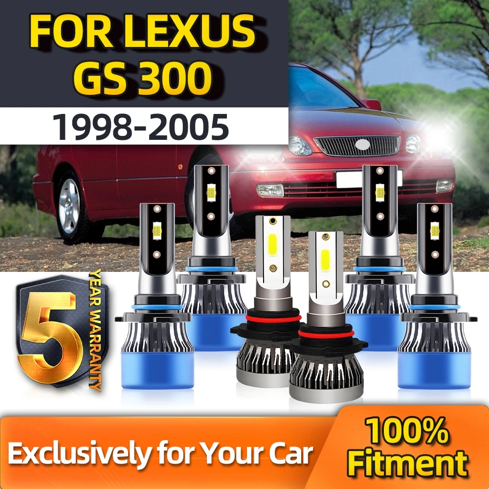 

Crossfox Car Lamps Fog Lamp 9145 120W 20000LM 9005 9006 High/Low Beam For Lexus GS 300 1998 1999 2000 2001 2002 2003 2004 2005