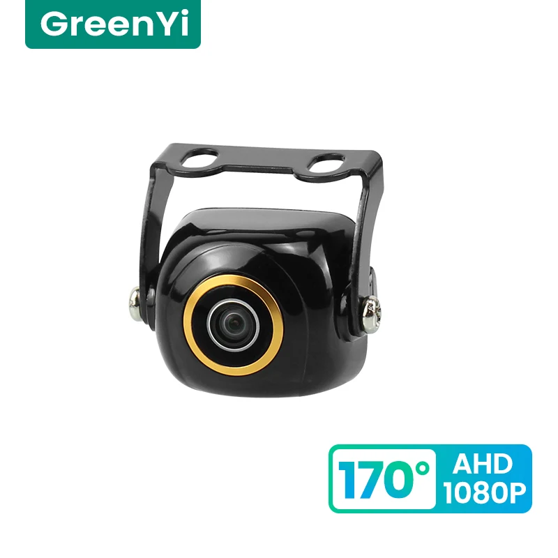 GreenYi 170° Golden Lens HD AHD 1080P 4pin Car Rear View Camera Night Vision Dynamic trajectory Reverse Vehicle Parking Camera