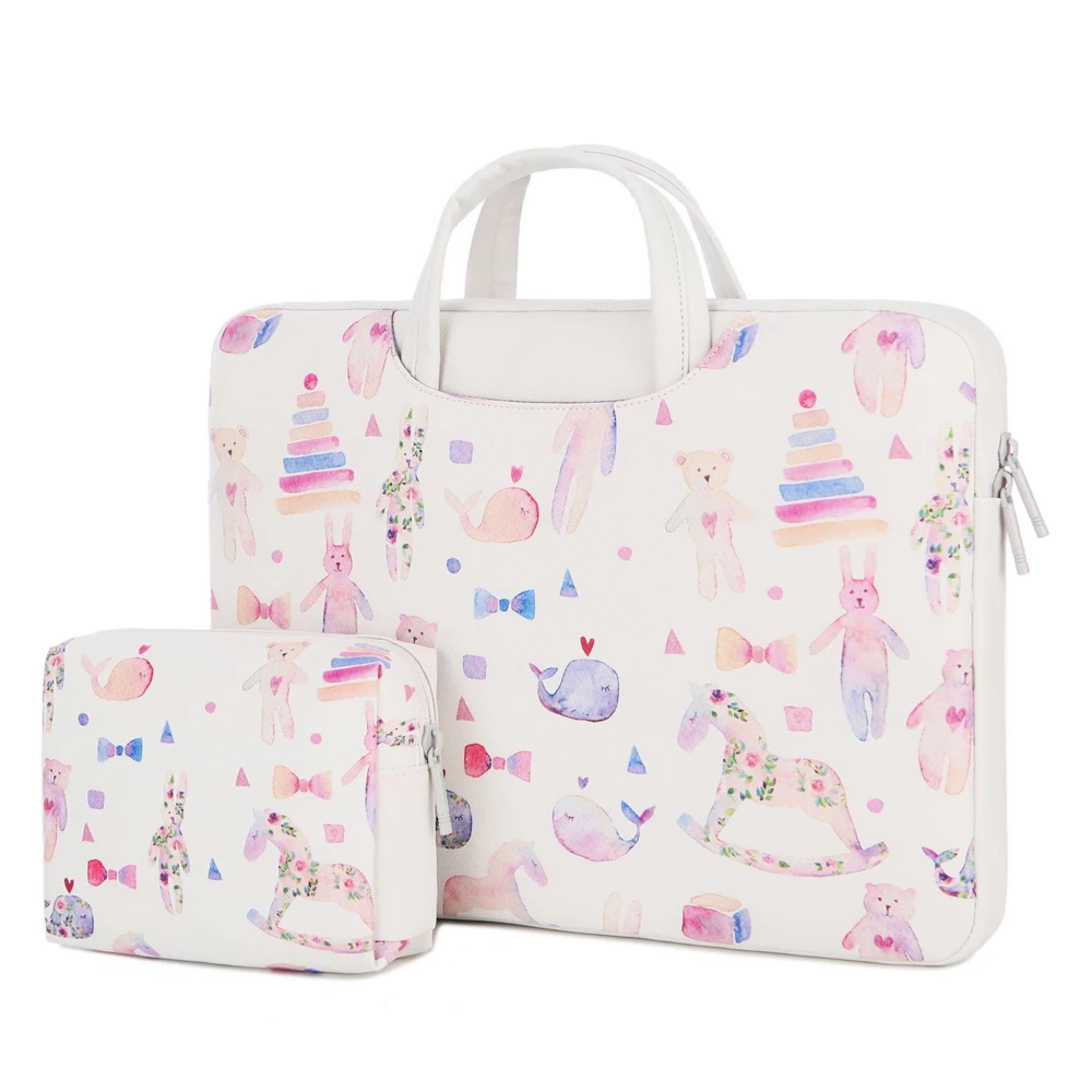 New Sale 2022 Laptop Cover Handle Bag PU Waterproof Notebook Cover Shell Pouch 17inch Computer Accessories W. Power Adapter Case