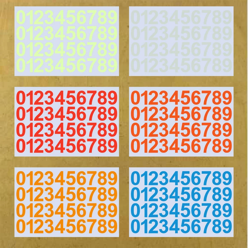 Luminous Phone Number Sticker Luminous Car Number Stickers Sticker