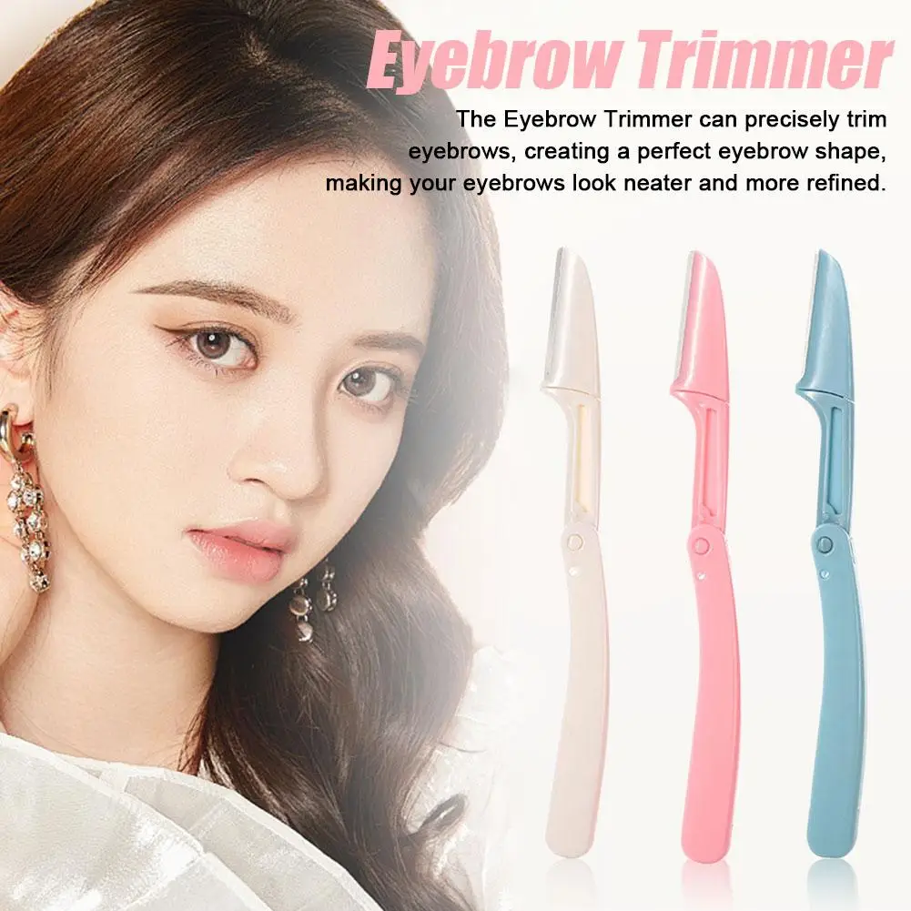 Multifunction Eyebrow Razor Kit - Precise Trimming, With Shaping,Facial Tool Grip Handle Removal ...