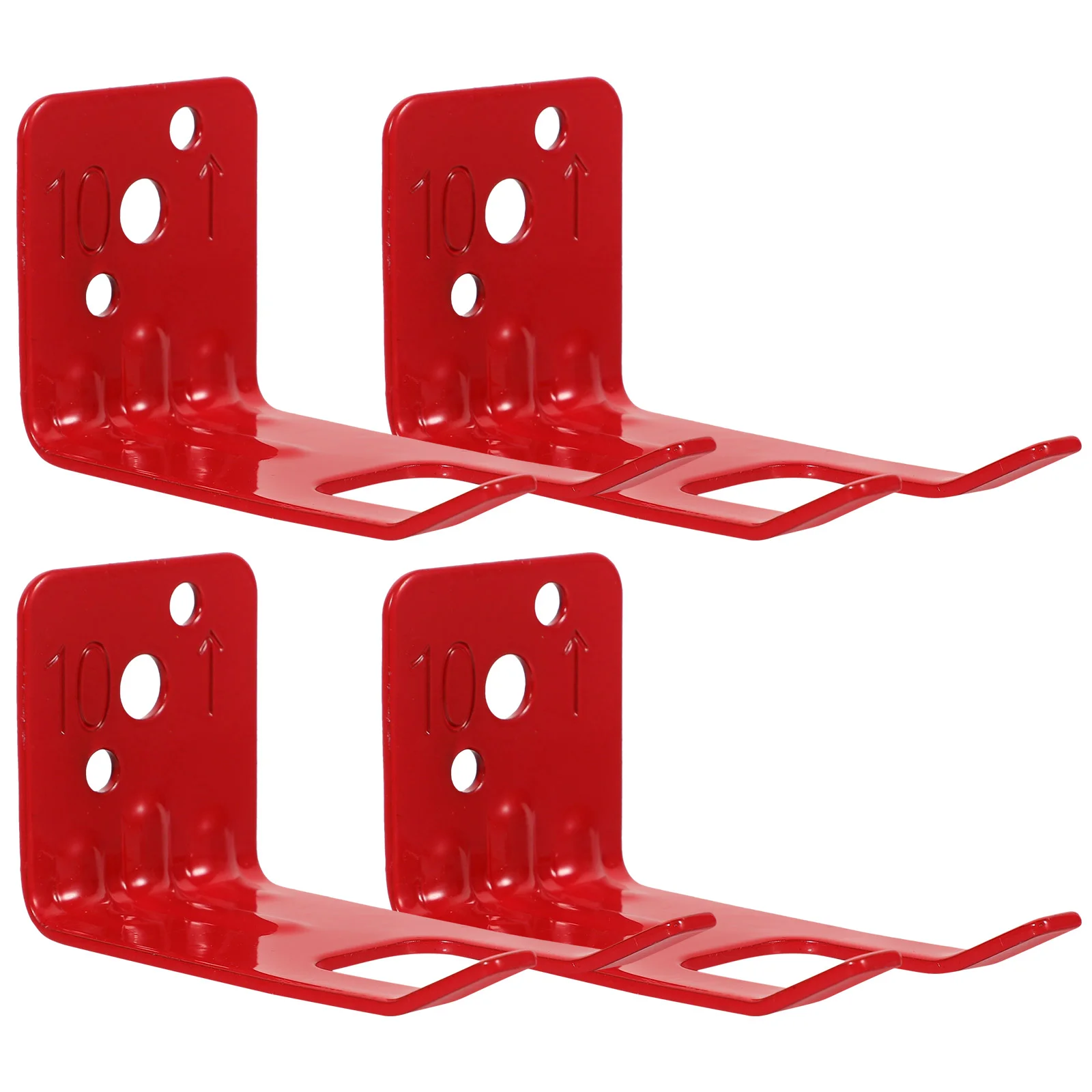 4 Pcs Fire Extinguisher Bracket Hook Heavy Duty Wall Mount Hanging Iron Holder for Home