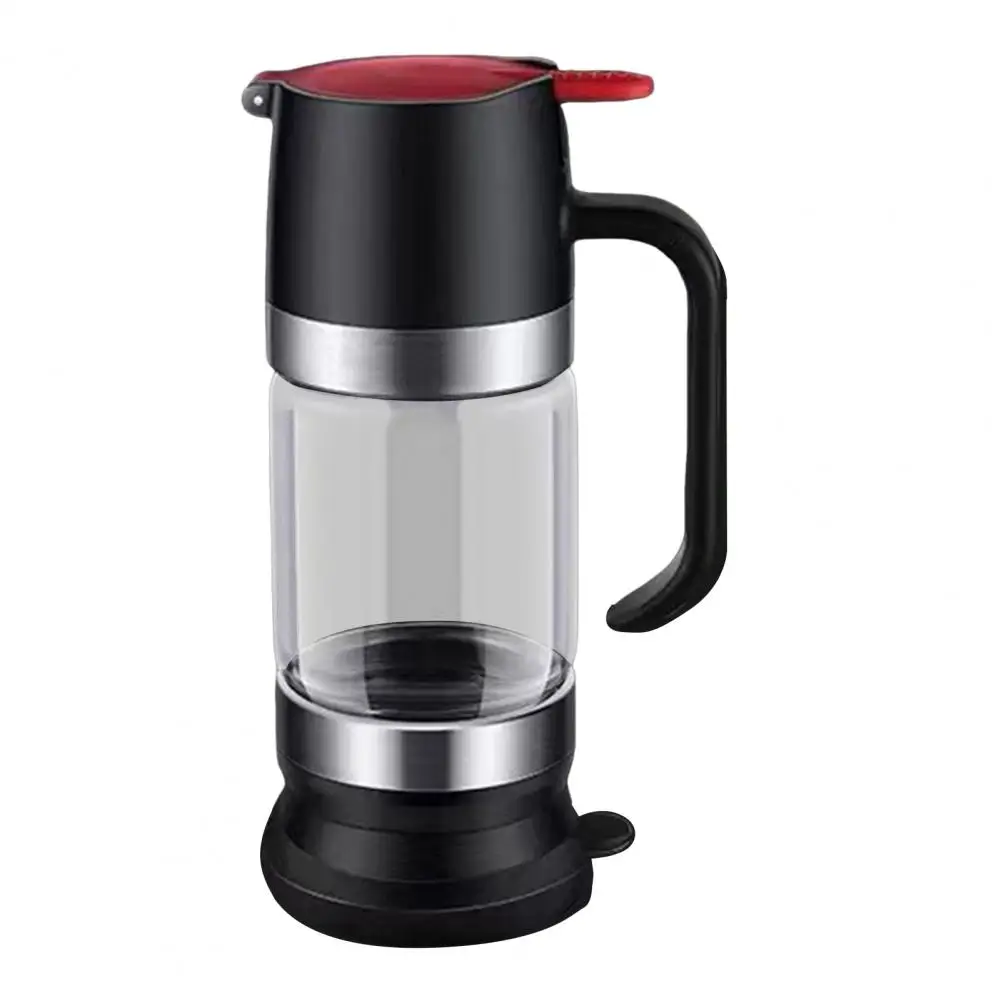 Glass Bottle Honey Syrup Dispenser Food Grade BPA Free Leakproof Glass Honey Dispenser Pot Syrup Storage Bottle with Handle