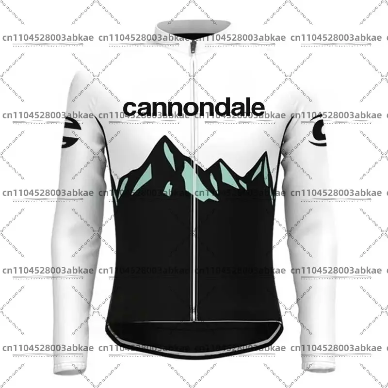 Cannondale Men's Long Sleeve Thin Cycling Jersey Spring and Autumn Anti-UV Mesh Mountain Bike Clothing - Image 5