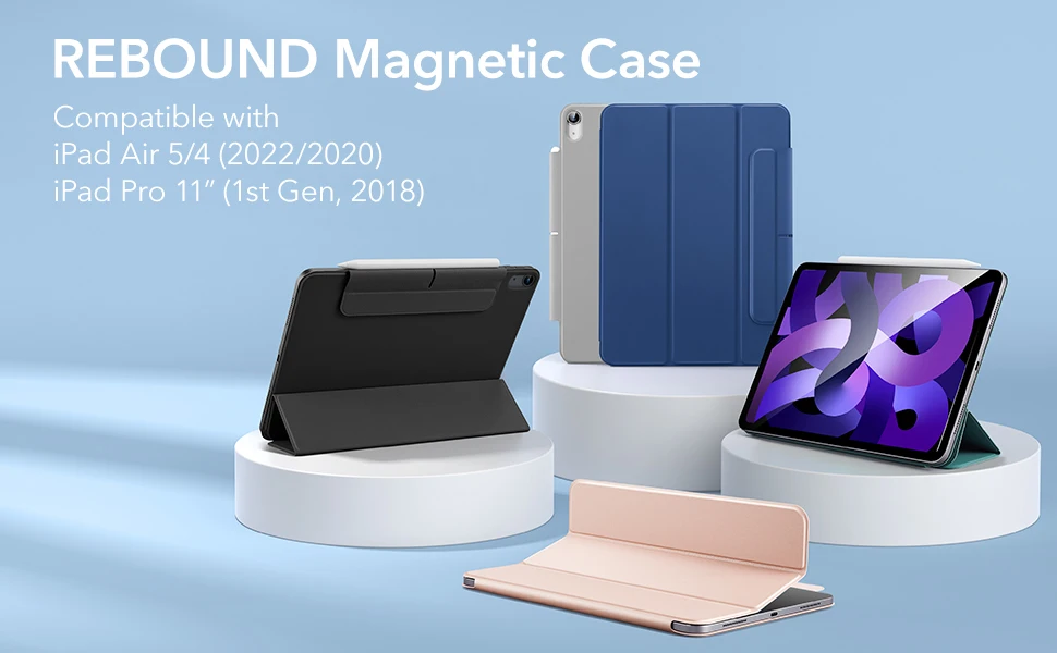 ESR for iPad Pro 11 Case 2021 Magnetic for iPad Air 5 Case 2022 for iPad Pro 12.9 Case 2021 Air 4 10.9 Mini 6 Smart Cover Funda