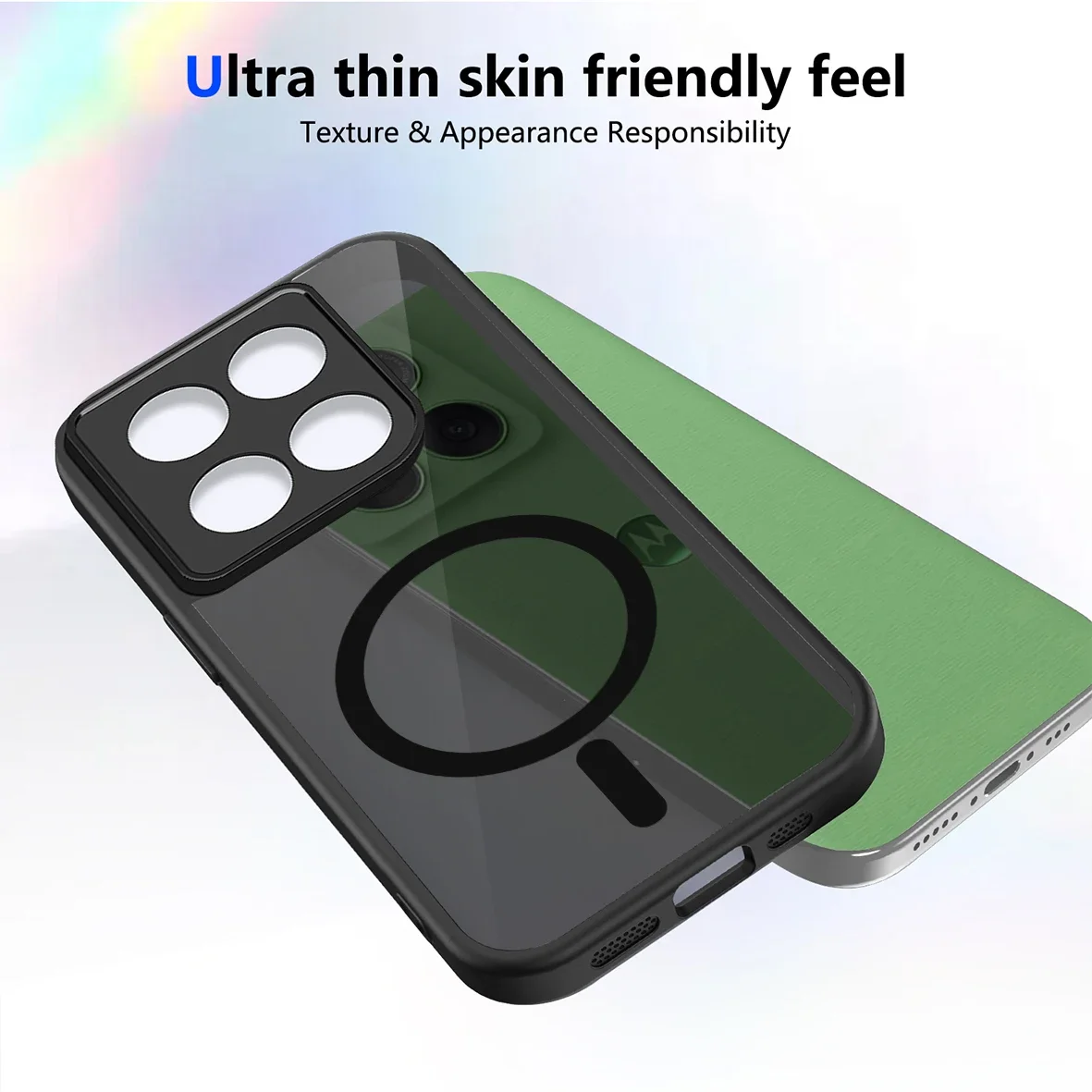 Matte Clear Magnetic Phone Case