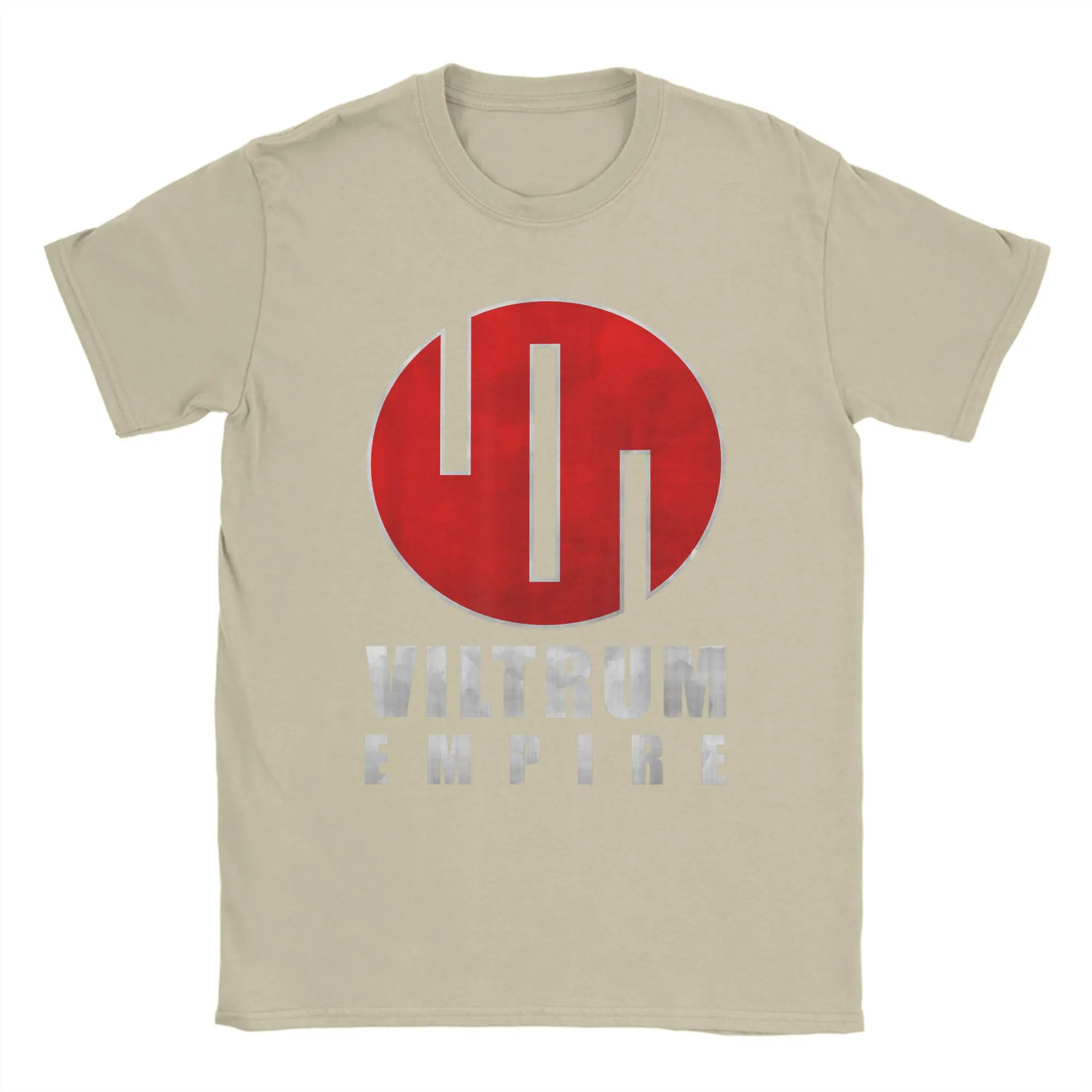 Invincible Viltrum Empire Vintage Logo Men's Cotton Crew Neck T-Shirt