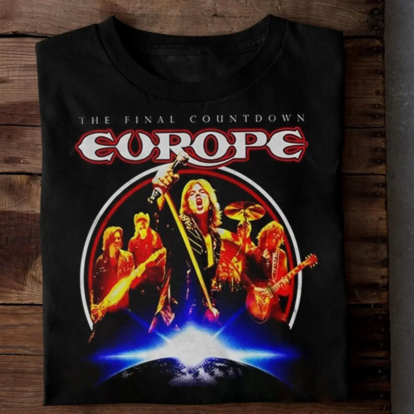 

Rare Europe Band The Final Countdown Tee Cotton Unisex S-5XL T-Shirt 1N2405