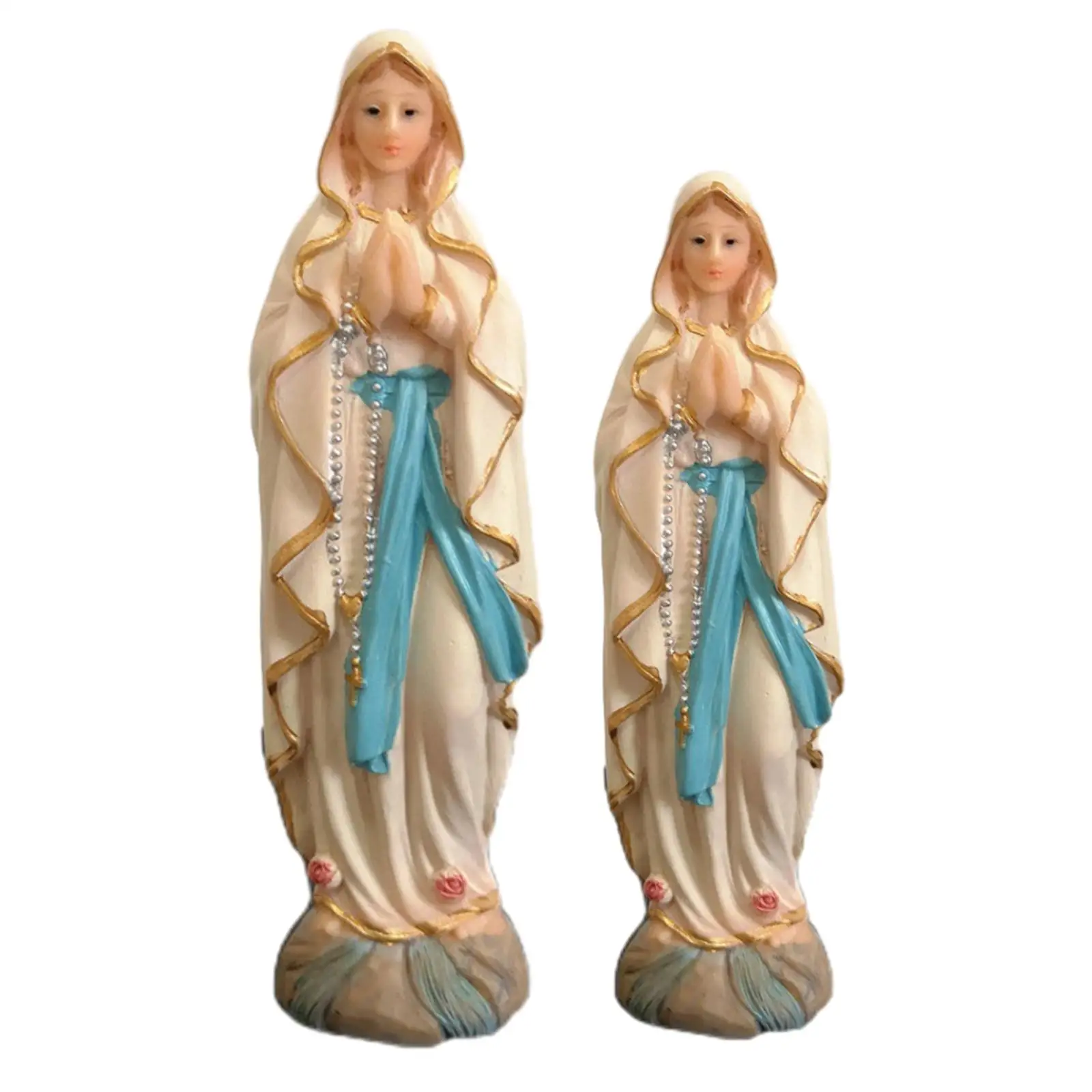 Resina Jesus Luther Statue Collection Desk Display Lady Of Luther Figurine Per Chiesa Car Bedroom Living Room Tabletop