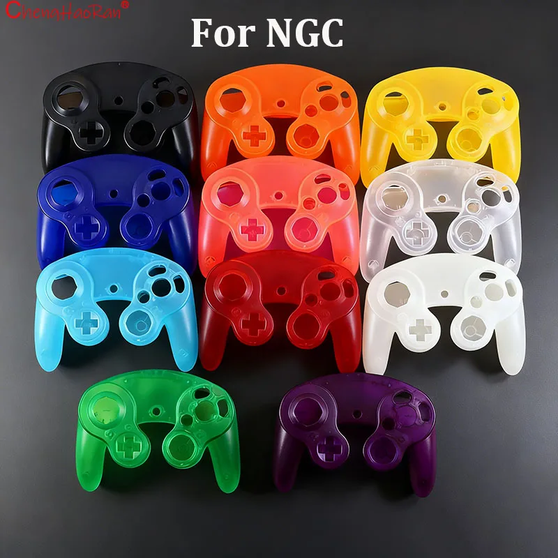 1PC Game Controller Ersatzschalen für NGC Farbige Kunststoff Obere Untere Gamecube Farbige Kunststoff Ersatzschalen