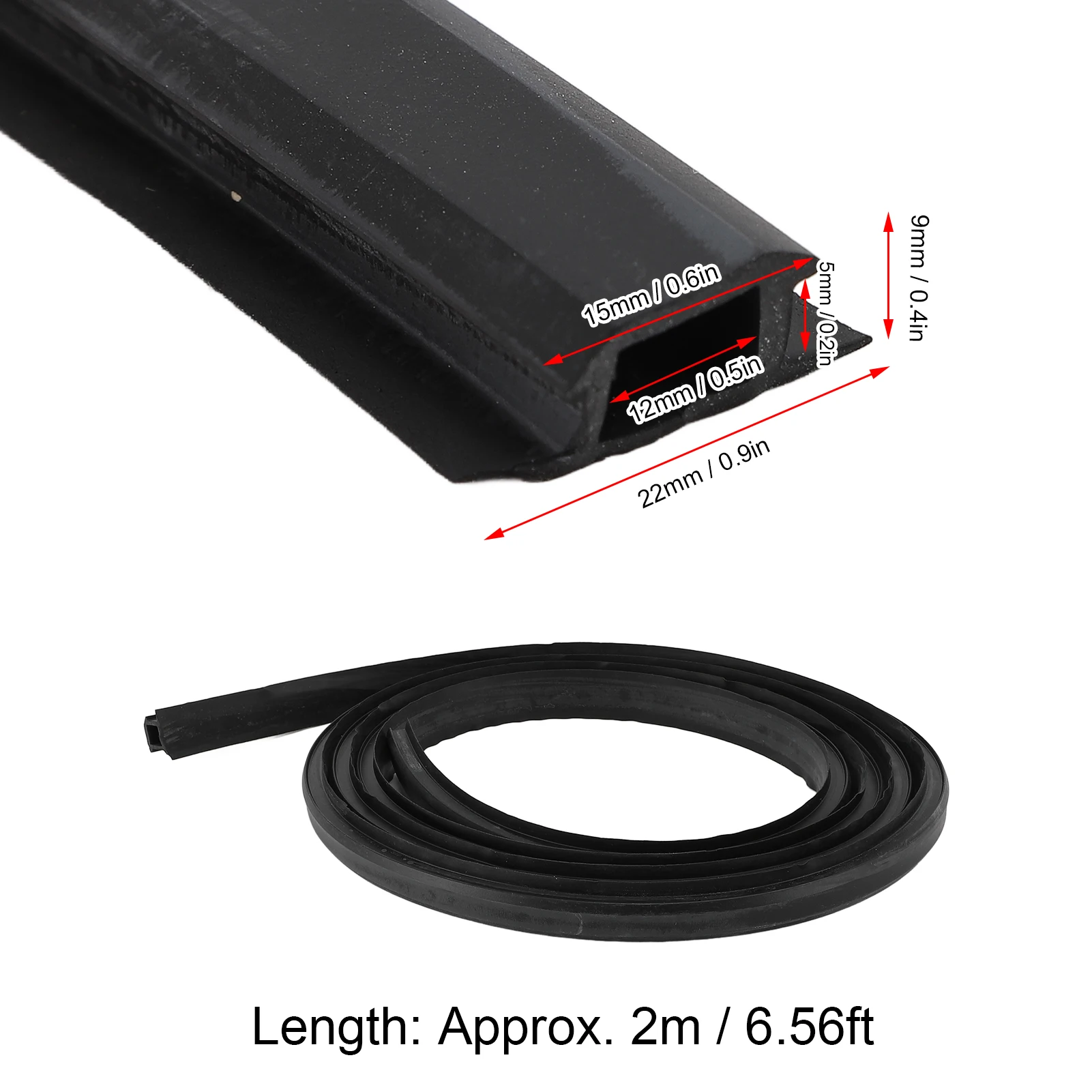 L 트랙 레일 커버 필러 프레스 인 스트립 2m 고무 보호대, 오토바이, ATV, 핸드 카트의 쉬운 이동을 위한 안전한 고정 기능