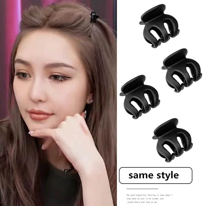 6pcs/set New Fashion Plastic Hair Clips Claws Mini Clamps For Girls Bangs Grab Clip Hair Claw