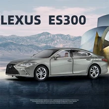 

1:24 LEXUS ES300 Diecast Car Models High Simulation Vehicle Toy With Light Music 6 Doors Can Be Opened Gifts For Children