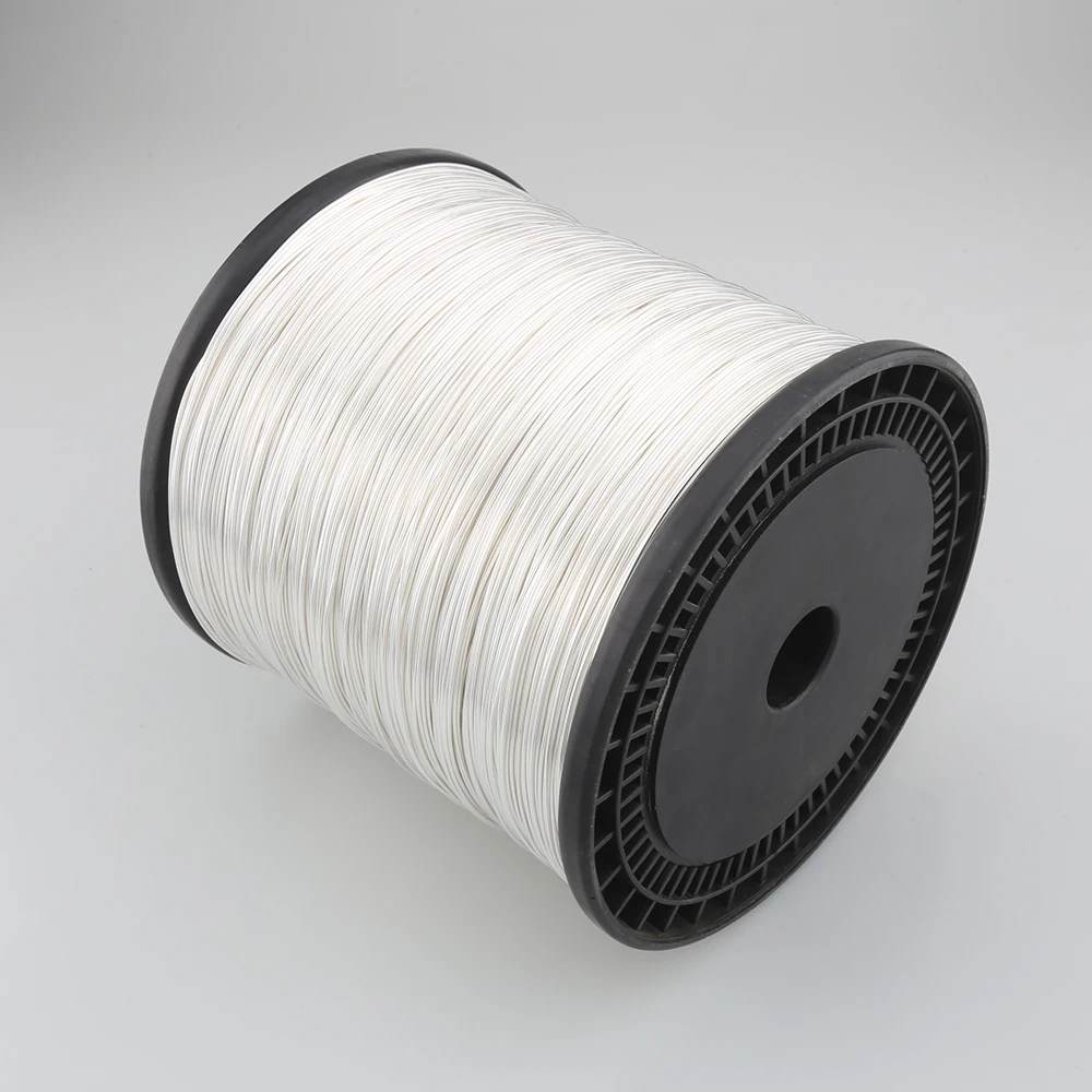 10m Audiocrast 0912ag High Purity 5N Crystal Copper Silver Plated 99.9998% cable PTEF Insulation Power Speaker Audio cable