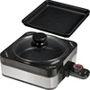 Removable hotplate for 1 person (with wave plate & pot plate) Silver YHC-W 600 (S) 1