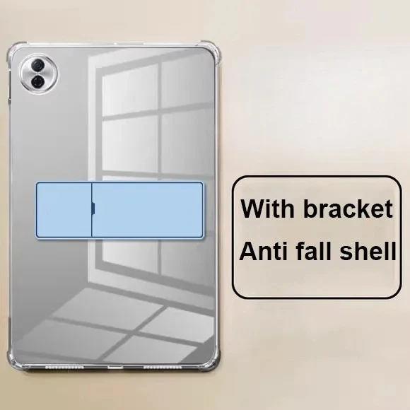Premium Transparent TPU Case with Built-in Stand