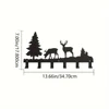 Metal Elk Key Hooks - Wall-mounted and Multi-Purpose for Clothes, Bags and Keys. Enhance Room Aesthetics and Home Decor 2