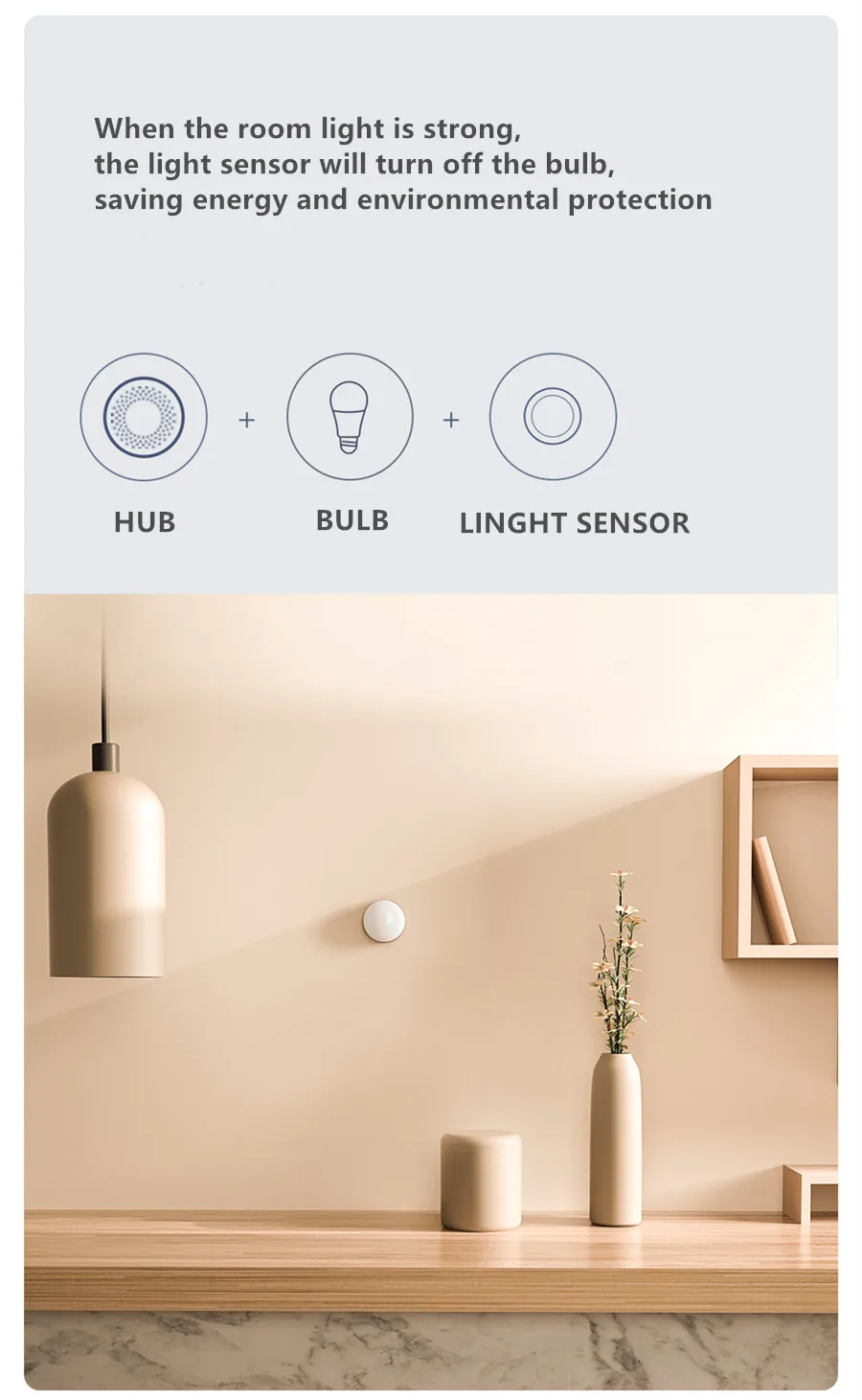 New Light Sensor T1 Brightness Sensor Zigbee 3.0 Auto Smart Home Light Detector
