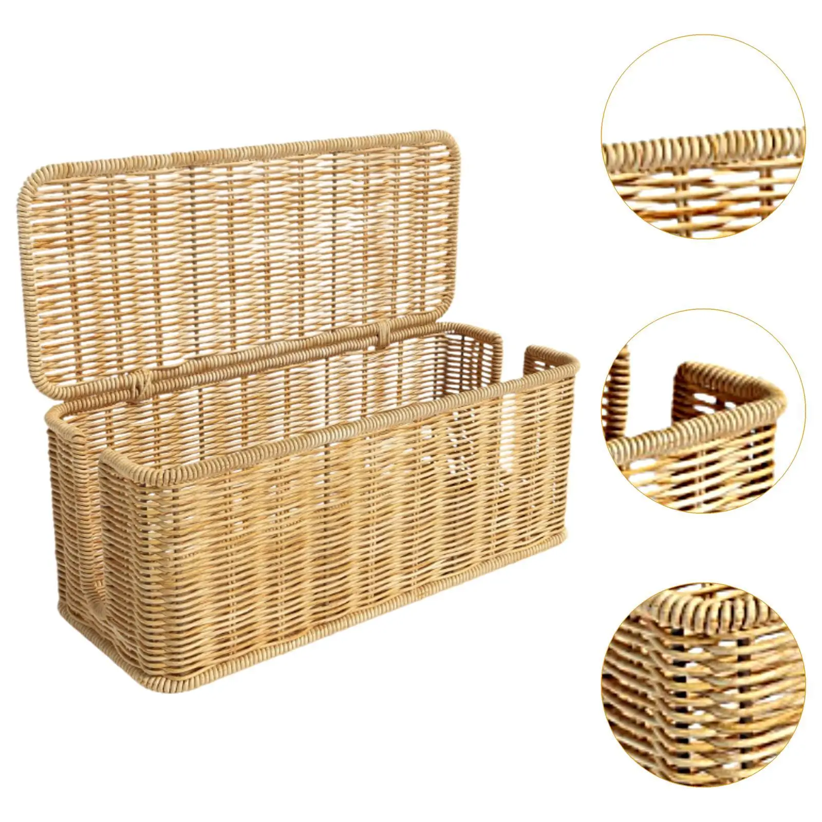 Cable Management Box Cable Organizer 2 Open Slots Dustproof Breathable Box for