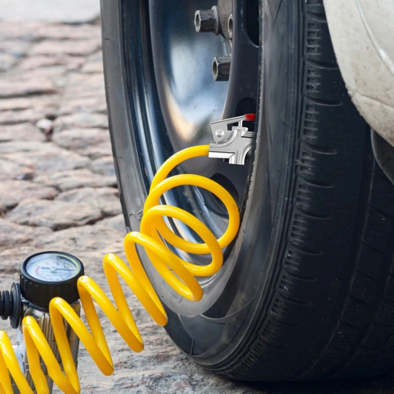 20 Pcs Sets Quick Connector Pneumatic Tools Kit Air Dust Gun Coupler Sets T-Handle Steel Tire Repair Tools for All Car Models