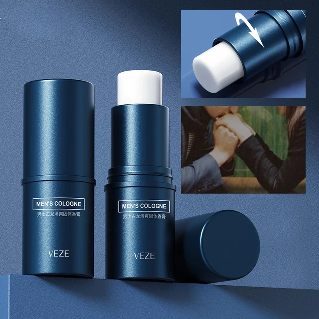 Fanzhen Cologne solide pour hommes – Parfum léger et frais, utilisation tout, bâton portable pour une commodité en déplacement 1