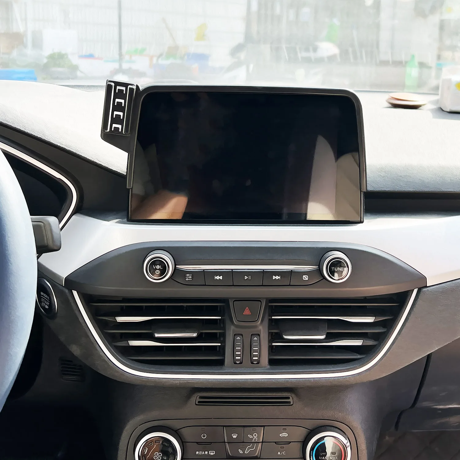 Autotelefonhalter für Ford Kuga MK3 2019 2020 2021 2022, Bildschirm, feste Navigationshalterung, kabelloses Ladegerät, Ständer, Autozubehör – Detail 1