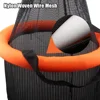 Fishing Basket Net Bag Collapsible Floating Fishing Net Portable Nylon Mesh Fish Shrimp Basket Landing Bucket Bait Net Storage 5