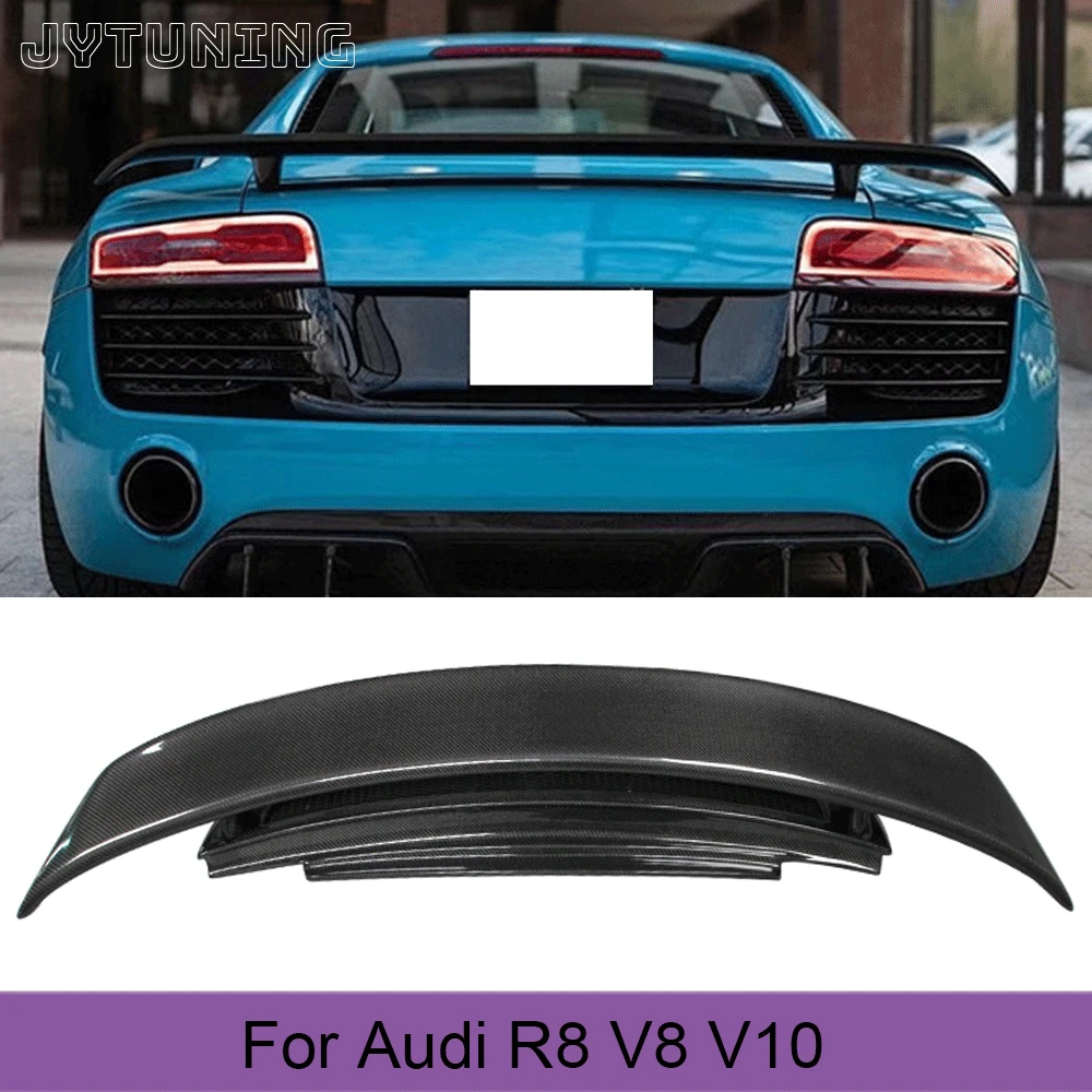 Carbon Fiber Rear Trunk Spoiler Active Wing Lip for Audi R8 V8 V10 2008