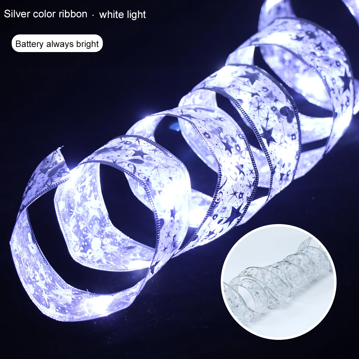 Argent lumières blanches