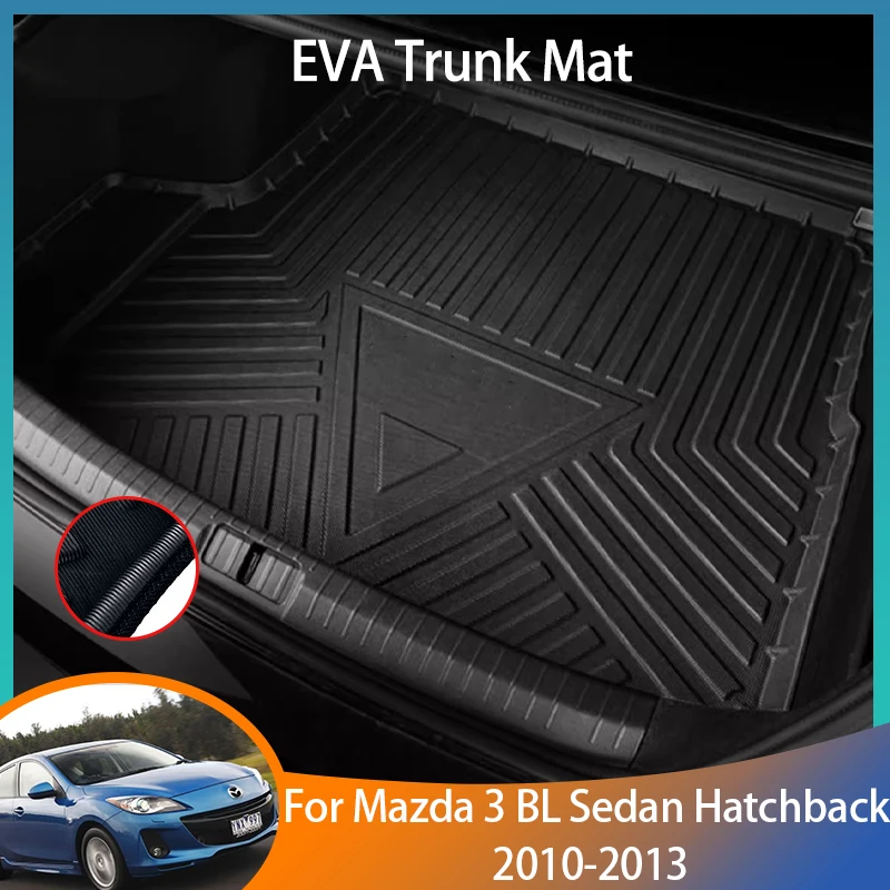 

Для Mazda 3 Mazda3 BL SP25 седан хэтчбек аксессуары 2010-2013 авто коврик в багажник напольный поддон подкладка багажника ковер водонепроницаемый