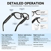 EIGIIS AI Smart Glasses Bluetooth Call With AI Voice Translate Intelligent shooting function Noise Reduction Waterproof Glasses - Image 5