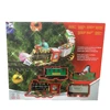 Christmas Train Electric Toys Christmas Tree Decoration Train Track Frame Railway Car with Sound&Light Rail Car Christmas Gifts 6