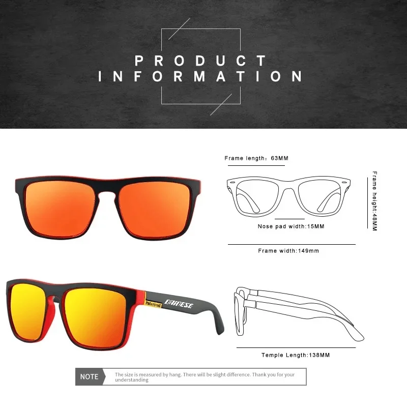 Polarized Sunglasses 5 colors dainese UV400 Protection For Men and Women Outdoor Hunting Fishing Driving