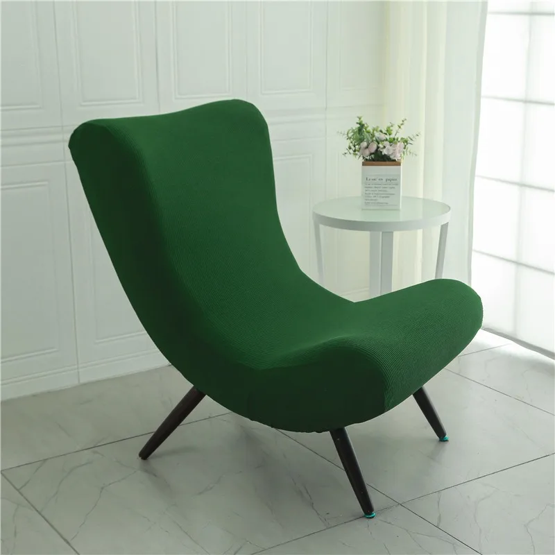 Chair Cover Home Office Chairs Dining Elastic Polar Fleece Universal Protection Single Rocking Camping Bedroom Hotel Sofa Covers 5