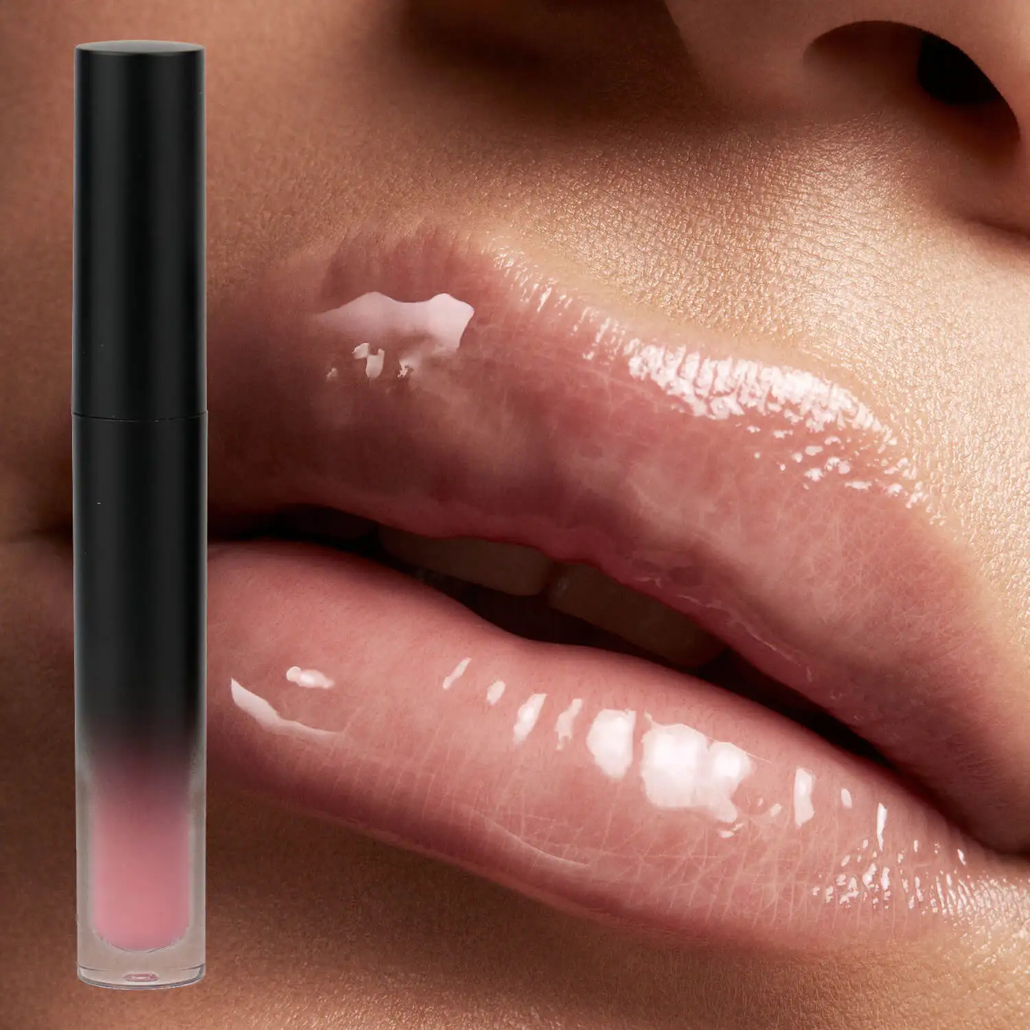 Wholesale Waterproof Nude Lip gloss Pigment Glossy liquid Lipstick no Logo  Vegan Lipgloss Custom Lip Gloss - AliExpress