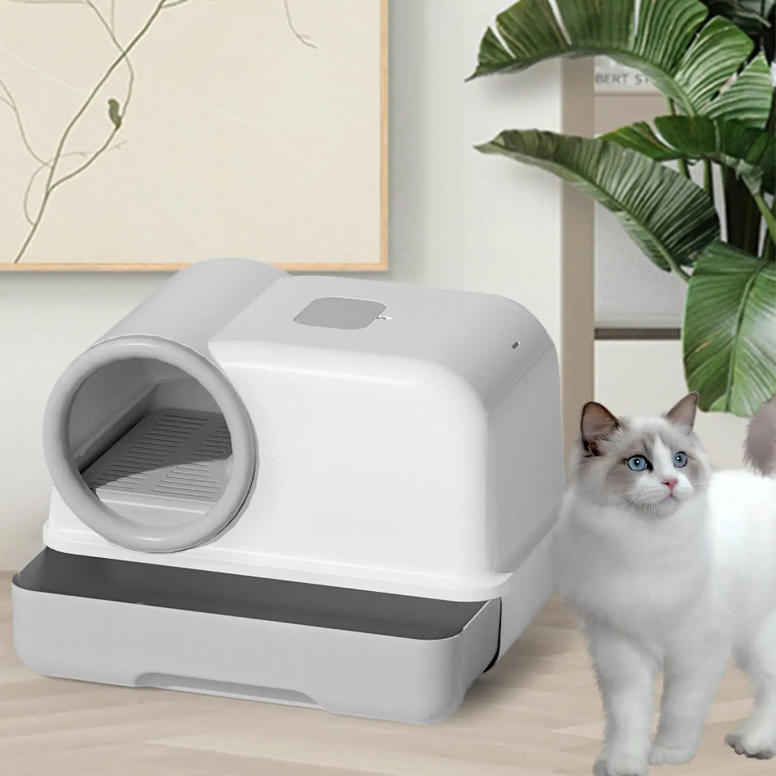 Fully Enclosed Cat Litter Box Large Cat Potty Corridor Sandbox Kitty Litter Box Kitten Potty for All Kinds of Cat Litter Fully Enclosed Cat Litter Box Large Cat Potty Corridor Sandbox Kitty Litter Box Kitten Potty for All Kinds of Cat Litter